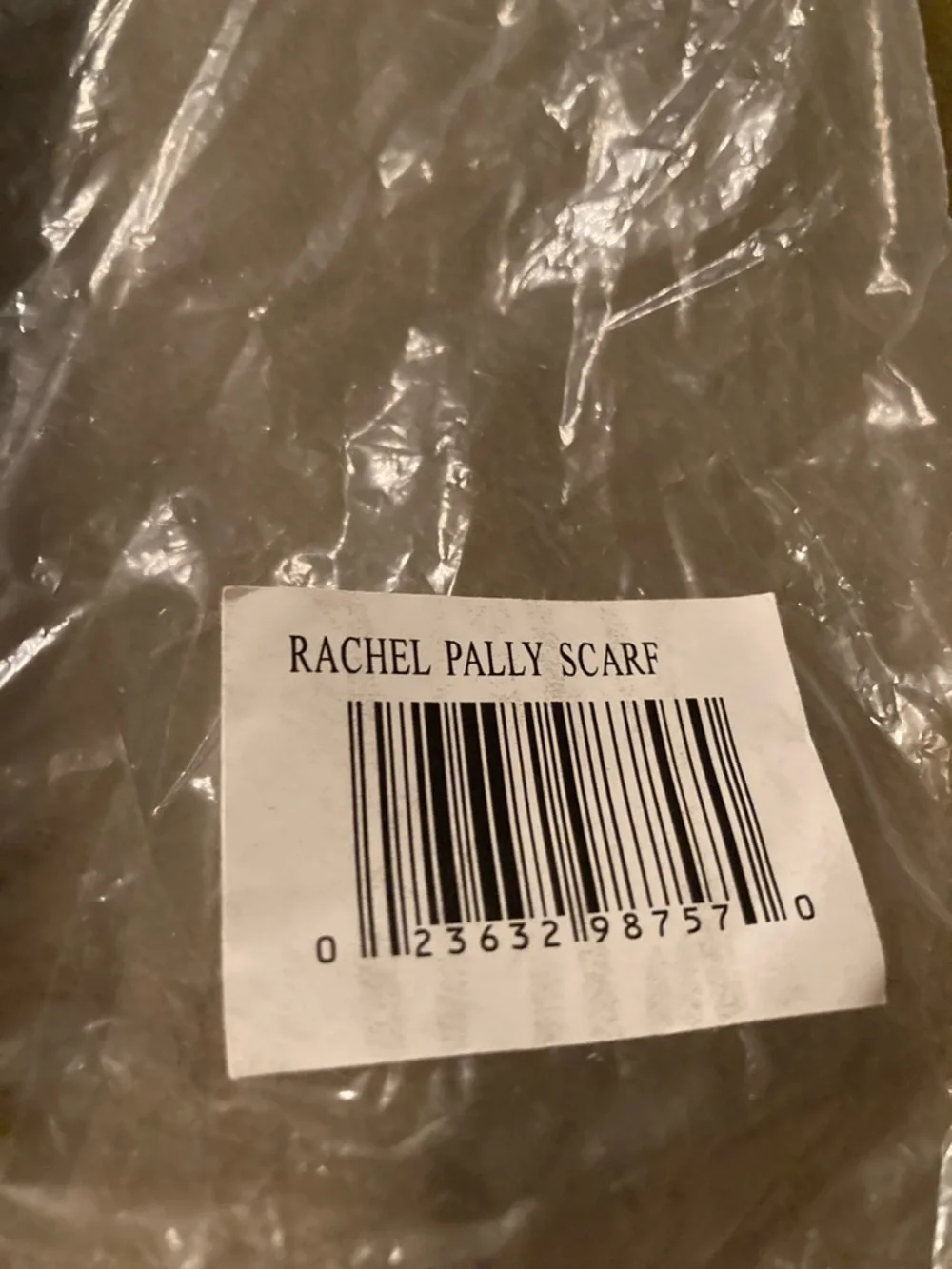 Rachel Pally Neutral Grid Print Scarf - Cream Windowpane NWT